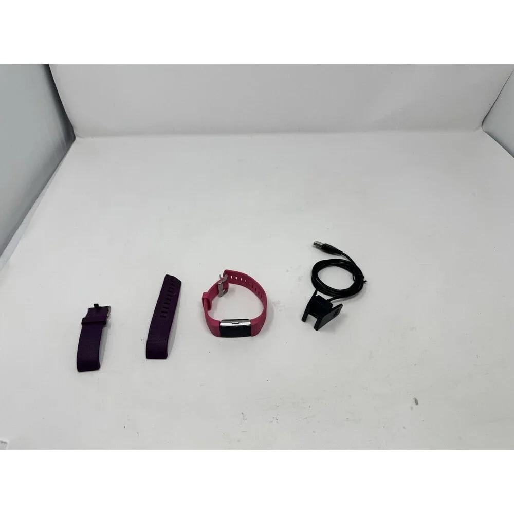 Fitbit Charge 2 FB407 Activity Fitness Tracker - 2 Bands